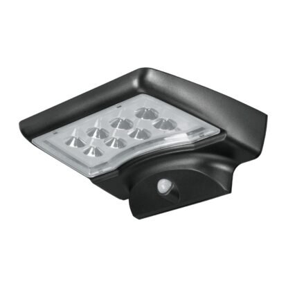 Arbotante solar LED 4 W con sensor de movimiento, Volteck ARB-704L