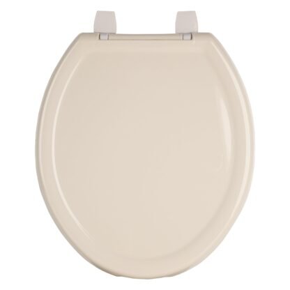 Asiento ligero con tapa para WC, hueso, Foset Basic AWC-35H