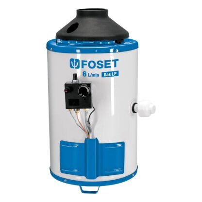 Calentador de paso 6L 1 servicio gas L.P. piezo eléct., Fose CALE-6PA