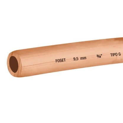 Rollo de 15 m de tubo flexible de cobre de 3/8', Foset CC-003F