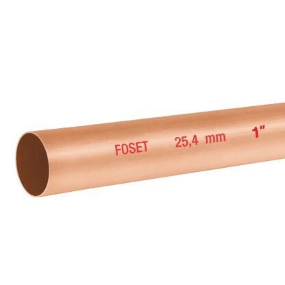 Tubo de 1' de cobre tipo 'N' , de 3 m, Foset CC-003N