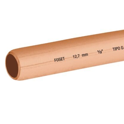 Rollo de 15 m de tubo flexible de cobre de 1/2', Foset CC-004F