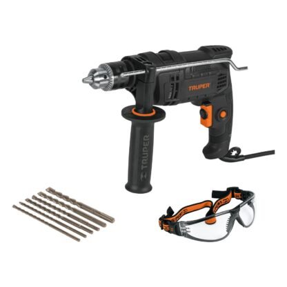 Rotomartillo 1/2' 700 W, 6 brocas y lentes de seguridad COMBOR-1/2N6