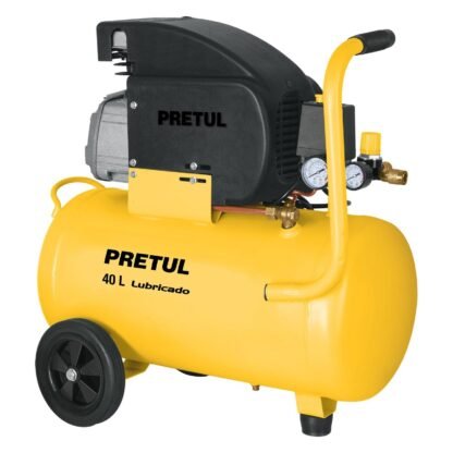 Compresor, 40 L, 3 HP (potencia máxima ), 127 V, Pretul COMP-40LP