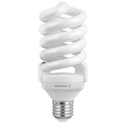 Lámpara espiral T4 24 W luz de día en blíster, Volteck F-24E