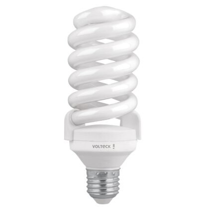 Lámpara espiral T4 28 W luz de día en blíster, Volteck F-28E