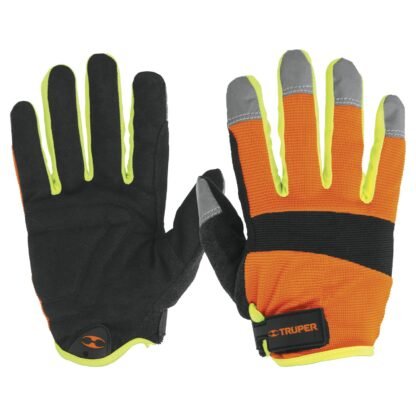 Guantes para mecánico, alta visibilidad, Truper GU-625